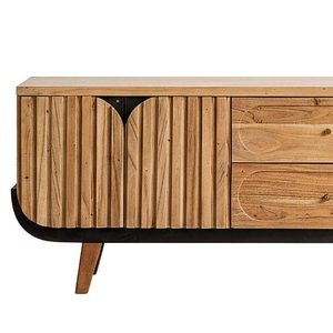 ตู้เก็บทีวีไม้แกะสลักลายพิเศษ ผลิตด้วยไม้เนื้อแข็ง สำหรับห้องนั่งเล่นที่หรูหรา - Product Image 3