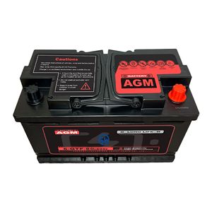 แบตเตอรี่รถยนต์ 5W AGM 12V 60AH CA60 สำหรับรถยนต์ Lincoln Cadillac Buick Regal ระบบสตาร์ท-สต็อป - Product Image 3