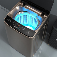 Lavadora Doméstica de 12 kg, Totalmente Automática, de Gran Capacidad, de Una Sola Tina, con Tecnología Smart Wave, Lavadora y Secadora Todo en Uno