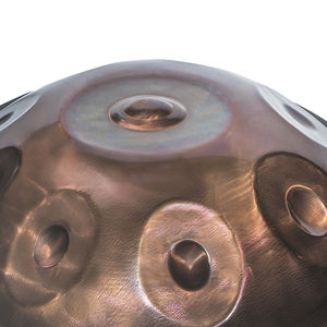 手工制作的灰钢镜D Kurd 9 + 4色调手摇盆 - Product Image 1