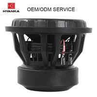 Haut-parleur de basses de voiture haute performance HYANKA BSX-12-2 12 pouces 2Ω+2Ω, bobine vocale CCAW 3 pouces, vente en gros d'usine pour l'amélioration audio automobile