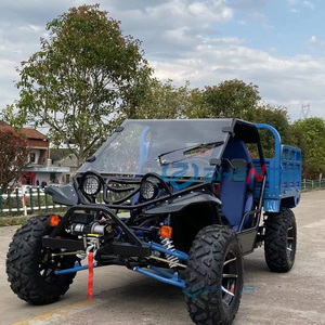 <span class=keywords><strong>Mini</strong></span> Jeep à quatre roues 200CC 4x4 Voiturette de golf pour adultes Tout-terrain Véhicule agricole Buggy des dunes Pick-up avec boîte à bagages - Product Image 4