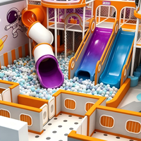 Aire de jeux intérieure commerciale personnalisée de 120 m² pour enfants, colorée, équipement de jeu souple pour enfants, capacité de 500 kg pour centre commercial
