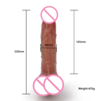 Vibromasseur en silicone liquide super réaliste de 1,57 * 8,66 pouces, jouets sexuels artificiels pour femmes, boutique de jouets pour adultes en ligne