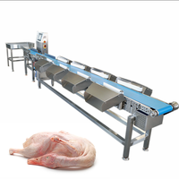 Máquina Clasificadora Automática de Peso para Patatas, Frutas Secas, Arándanos y Pescado, de Acero Inoxidable 304, Marca Kehong, 120-160 piezas/min