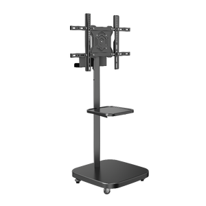 26-70 इंच फुल मोशन रोटेटेबल मोबाइल टीवी कार्ट फ्लोर मॉनिटर स्टैंड ऊंचाई समायोज्य टीवी ट्रॉली - Product Image 6