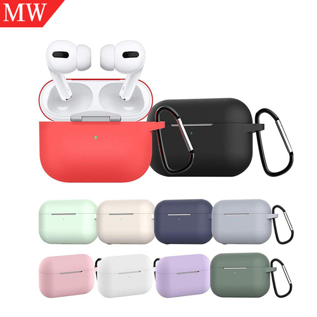 Original Shockproof Headphone Wireless Charging Silicone Soft Box for Airpods Pro