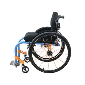 Luxury Aluminum Alloy Wheelchair | Removable Breathable <b>Cushion</b> | Fully Adjustable & Customizable - Product Image 2