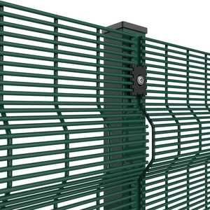 Galvanizli demiryolu yüksek güvenlik duvar çit fiyat 358 anti-tırmanma çit <span class=keywords><strong>Pvc</strong></span> Coted sıcak daldırma galvanizli fabrika doğrudan satış Best Seller Best Seller - Product Image 1