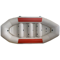 Qualité garantie 12.5ft 380cm couche renforcée conception 1.2mm PVC pliable Portable Rafting bateau pour eau vive