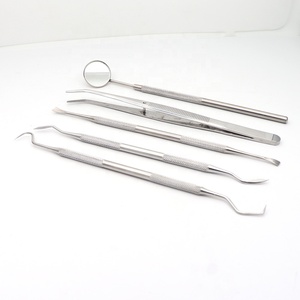 Strumenti dentali in metallo strumenti professionali per la pulizia dei denti Pick dentale Kit per la cura orale in acciaio inox Kit per l'igiene dentale Set - Product Image 4