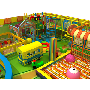 Manège de parc d'attractions personnalisé, autres aires de jeux, aire de jeux intérieure pour enfants à thème urbain multicolore, piscine à balles en acier - Product Image 5