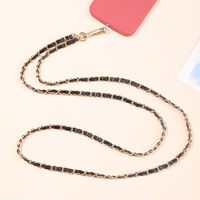Nouveau lanière de téléphone universelle lanières de sangle de cou en métal pour téléphones mobiles sangles Anti-perte poignée chaîne accessoires de bandoulière