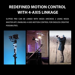 MOZA Slypod Pro 3-en-1 contrôle de mouvement 13lbs charge utile verticale DSLR SLR <span class=keywords><strong>appareil</strong></span> <span class=keywords><strong>photo</strong></span> SLR électrique curseur monopode <span class=keywords><strong>trépied</strong></span> <span class=keywords><strong>pour</strong></span> <span class=keywords><strong>appareil</strong></span> <span class=keywords><strong>photo</strong></span> - Product Image 5