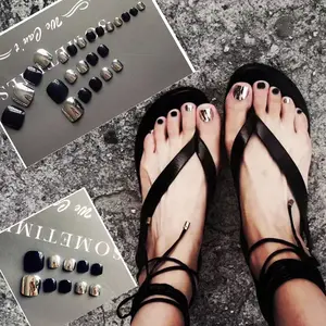 480Pcs Toe Nail Tips Artificial Acrylic Clear Manicure Art Decoration Toe Nails Beauty Tools Foot Nail 2024