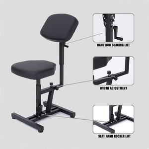 Silla Multifuncional para Salón de Tatuajes, Respaldo Ajustable, Estructura de Acero, Banco Elevador para Tatuajes, Muebles para Artistas del Tatuaje - Product Image 1