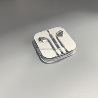 Écouteurs filaires de qualité supérieure en argent, Plug-and-play TYPE-C 3,5 mm, avec contrôle intégré et microphone, pour MP3, sport et musique