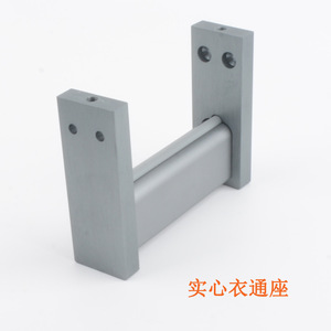 Aluminum Alloy <b>Clothes</b> <b>Rail</b> Rectangle <b>Wall</b> <b>Mounted</b> Heavy Duty Wardrobe Clothing Organizer H-4606 - Product Image 5