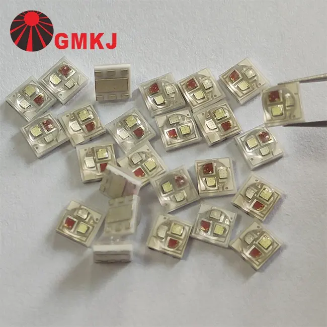 GMKJ 3535 rgb smd led 3*1w 3*3w luz led rgb 3v red green blue 3 in 1 tricolor led diode led rgb 3535 specifications