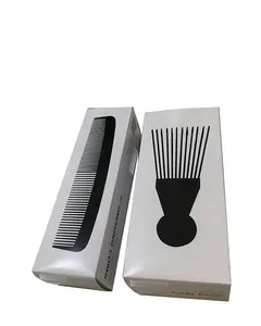 Hair straightener comb retail packaging boxes Hair beauty detangling brush custom printing gift boxes
