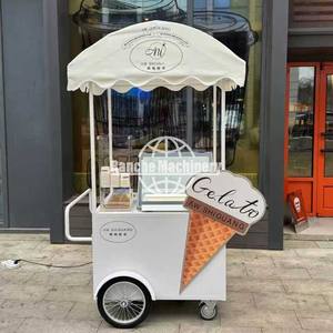 Camion de restauration personnalisable en acier inoxydable pour hôtel, restaurant, présentation de café, lait, hot-dogs, glaces, restauration rapide - Product Image 2