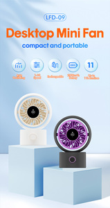 <strong>2026</strong> <strong>New</strong> Mini USB Desk <strong>Fan</strong> Quiet Rechargeable Cooling <strong>Fan</strong> with Digital Display for Office Home - Product Image 3