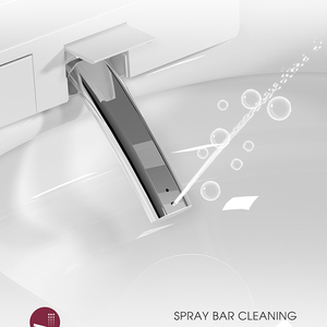 Nouveau design de bidet <span class=keywords><strong>sanitaire</strong></span>, toilette allongée, WC électrique intelligent, automatique, télécommande, drainage en S, siège chauffant - Product Image 3