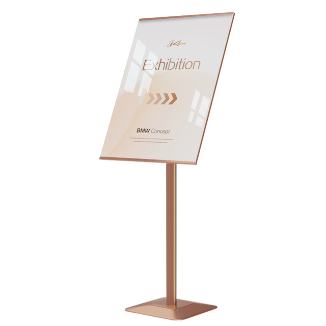BOZE Factory Direct Customizable Portable Foldable Modern Aluminum Alloy Stand Billboard for Malls and Exhibitions Display Racks