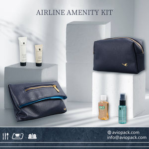 Kits de voyage en avion réutilisables personnalisables de haute qualité, kits d'accessoires pour les compagnies aériennes - Product Image 2