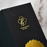 Caja de Envío de Papel Reciclado Personalizada con Logotipo en Relieve UV y Forro de Esponja para Pequeñas Empresas, Comercio Electrónico y Marca