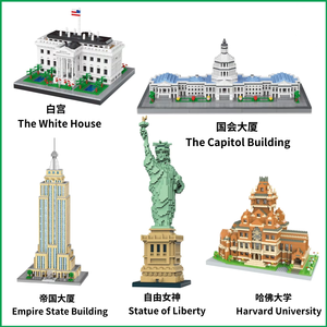 Collection de modè<span class=keywords><strong>les</strong></span> emblématiques d'architecture mondiale en blocs de construction pour adultes - <span class=keywords><strong>Les</strong></span> Blocs de Construction de la Maison Blanche - Product Image 2