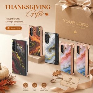 Étui de téléphone imprimé de luxe, modèle IPC-38, logo personnalisé, coffret cadeau de Thanksgiving, coque de protection en plastique - Product Image 1