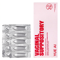Suppositoires vaginaux à l'acide hyaluronique, hydratant féminin, en blister de 10 capsules de 2,1 g chacune