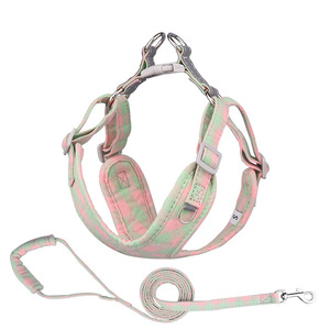 Coleira para cachorro resistente de algodão, coleira peitoral para cães - Product Image 1