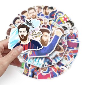 51pcs Chất lượng cao Máy Tính Xách Tay <span class=keywords><strong>iPad</strong></span> die-cut tự dính tùy chỉnh sticker bóng đá Sao Vinyl PVC Lionel andres Messi dán - Product Image 6