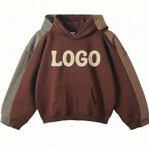 Sudadera con Capucha Gruesa sin Cordones al por Mayor, con Logotipo Personalizado Estampado en Relieve, de Felpa Francesa, Algodón, Talla Grande, Unisex - Product Image 1