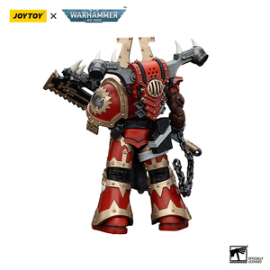 Figura de Acción JOYTOY Warhammer 40K World Eaters Khorne Berserkers con Hachas Chaincleaver, Escala 1/18, Modelo Articulado Coleccionable - Product Image 2