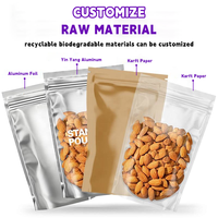 plastique anti-odeurs imprimée avec logo 3 5g 7g 14g 28g Tailles Sacs en mylar personnalisables 3 5 grammes Sacs en mylar