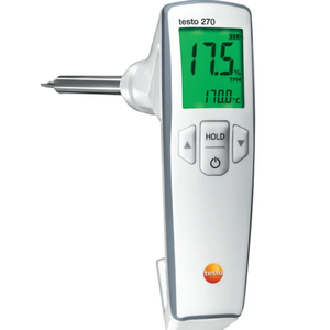 เครื่องตรวจคุณภาพน้ำมันอาหาร Testo 270 ของเยอรมัน สำหรับตรวจวัดค่า TPM ในน้ำมันทอด มีสินค้าในสต็อก - Product Image 5