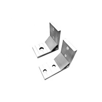 Placa de escudete Soporte de código de ángulo de esquina interior para ranura de perfil de extrusión de aluminio serie 8mm 90 Soporte de aluminio