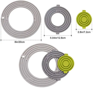 3 in 1 tovagliette rotonde Hot pad presine calde <span class=keywords><strong>poggia</strong></span> cucchiaio 3 in 1 tappetino in Silicone - Product Image 3