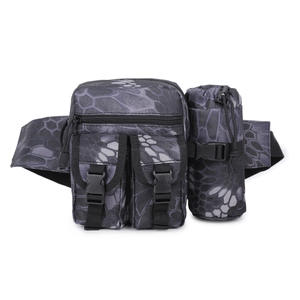 Sac banane extérieur en nylon pour homme, idéal pour la randonnée, le sport, la chasse, l'escalade et le camping, avec porte-bouteille et téléphone - Product Image 3