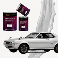 Solution de rénovation longue durée Ruijing Premium 1K, peinture acrylique argentée en spray pour voiture, conserve un brillant argenté éclatant pendant plusieurs années