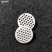 Disque de substrat en céramique d'alumine poreuse usiné CNC de précision, résistant à l'usure à 99 %, plaque filtrante en céramique poreuse