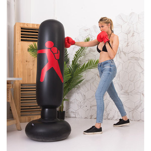 Saco de Boxeo Inflable, Autoportante, de PVC, Equipo de Boxeo para Adultos - Product Image 4