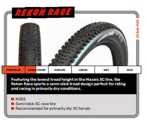 Neumáticos Plegables para Bicicleta de Montaña MAXXIS <span class=keywords><strong>REKON</strong></span> <span class=keywords><strong>RACE</strong></span> EXO TR 29x2.4 / 29x2.35 - Product Image 5