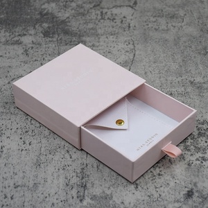 Custom Jewelry Packaging Jewelry Wholesales Paper Gift Boxes Factory Free Design Sample Custom Printed Logo Paperboard Gift Cosmetic Perfume Jewelry Packaging Drawer Paper Box