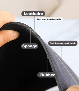 <span class=keywords><strong>Tapis</strong></span> <span class=keywords><strong>de</strong></span> <span class=keywords><strong>cuisine</strong></span> moderne antidérapant en caoutchouc 3,5 mm, surface en polyester, lavable, absorbant, motif abstrait - Product Image 2