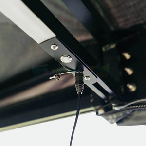 Carpa de techo para 5 personas con toldo de 180 grados, carpa de aluminio para camping, carpa rígida de techo para camioneta con toldo de 180 grados. - Product Image 5