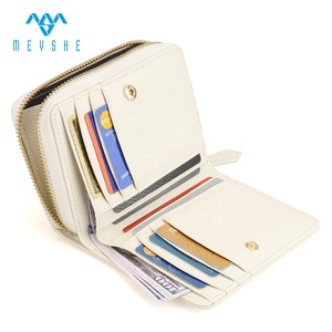 Monedero de Cuero Genuino Personalizado por Sublimación de Buena Calidad para Mujer, con Estampado de Dinero, Tarjetero, Monedero con Cremallera - Product Image 4